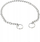 Qafore hekuri për qen Dingo Chain Collar Choker, 3.0 mm, 55 cm, ngjyrë argjendi
