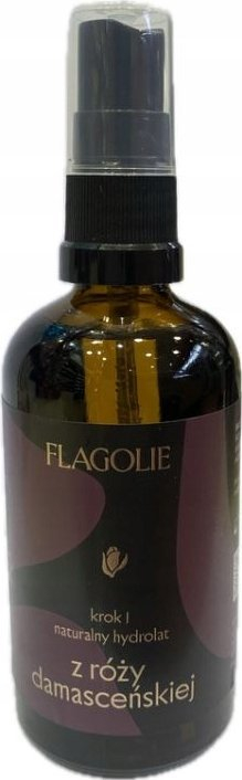 Ujë lulesh për fytyrë Flagolie Damask Rose Hydrosol, 100 ml, për lëkurë të thatë