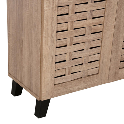 Raft për këpucë Prody melamine Sonama 3-dyersh 115×34×89 cm (HM9610.02)