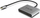 Adapter USB C Inca ITPC-4, 2x HDMI 4K 30Hz, USB A, USB C, gri