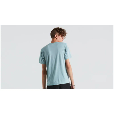 Maice Wordmark Tee Ss Men Arctblu L 64622-3604