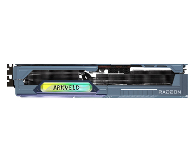 Kartë grafike Asrock Radeon RX 9070 XT Monster Hunter Wilds, 16GB GDDR6, PCI Express 5.0, blu