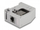 Adapter DIN rail Delock me Keystone RJ 45, CAT 6a, gri