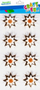 Ngjitëse dekorative Craft with Fun Christmas 3D Stars, yje 3D, shumëngjyrëshe