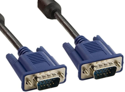 Kabllo monitori 014 VGA D-Sub M/M, 5m, e zezë