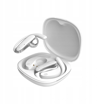 Kufje wireless Dudao U17Z, Bluetooth 5.3, OWS me grep veshi, të bardha