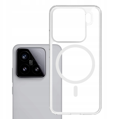 Kllëf telefoni 3MK Armor MagCase për Xiaomi 15 Pro, mbrojtje e fortë, kompatibil me MagSafe, i zi