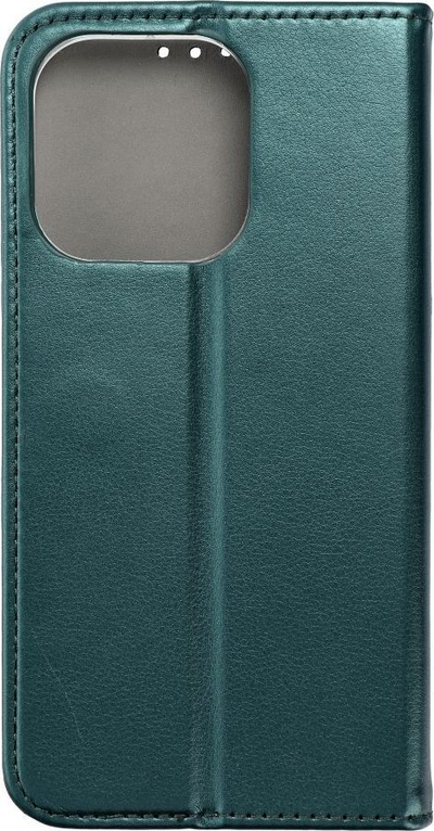 Këllëf magnetik flip OEM Smart për iPhone 14 Pro, funksion stand, jeshile e errët