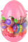 Set lodrash LEANToys Egg Easter, 18 vezë Pashke, surpriza brenda, shumëngjyrësh