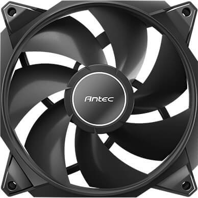 Ventilatorë për kasë Antec STORM, 120mm, PWM, set me 3 copë, ngjyrë e zezë