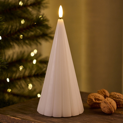 Figurë zbukurimi për Krishtlindje Sirius Laura, LED, 2 cm, e bardhë