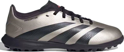 Këpucë futbolli Adidas Predator League TF IF6414, për kalamaj, për tapet artificial, platin me të zezë