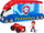 Сет играчки Paw Patrol Launcher &amp; Rescue, спасувачко возило со звуци, со фигура на Рајдер и АТВ, шарен