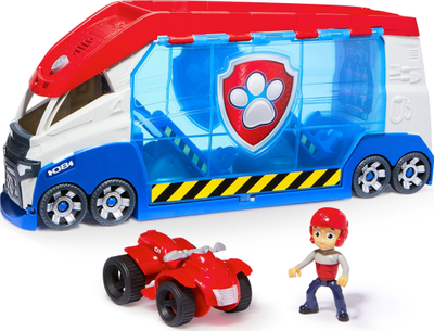Сет играчки Paw Patrol Launcher &amp; Rescue, спасувачко возило со звуци, со фигура на Рајдер и АТВ, шарен