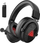 Kufje gaming Eksa E910, wireless 5.8 GHz, audio 7.1, të zeza