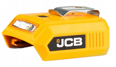 Adapter baterie JCB me dalje USB 5V 2A, me elektrik dore LED, i verdhë