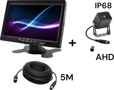 Set monitor parkimi Nvox AHM607 Dual, 7", AHD, i zi