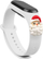Rrip dore Xiaomi Mi Band 5 6, silikon, me stil Krishtlindje, i bardhë