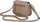Çantë crossbody për femra Peterson, lëkurë natyrale, me kapak, bezhë