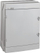 Kasetë shpërndarëse modulare Elektro-Plast RH-24/UV AC/DC, 2x12 module, IP65, gri