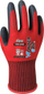 Doreza pune Wonder Grip WG-500R Flex, nitril, madhësia 8 M, e kuqe me të zezë