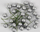 Dekor manaferrash FANDY Holly Berries, set 24 copë, 12 cm, argjendtë