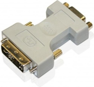 Përshtatës AV Equip DVI-I / D-Sub (VGA), ngjyrë bezhë 