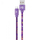 Kabllo USB në Type C Tellur Graffiti, 1m, 3A, vjollcë