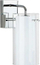 Llambë muri Alfa Bolt 1L 13240, 1xE27, xham transparent, argjend