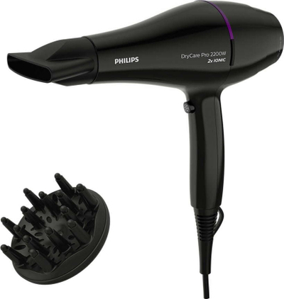 Tharëse flokësh Philips BHD274/00, 2200W, me jone, e zezë