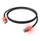 Мрежен кабел ZVK EasyLan CS1OSADAD0075, Cat 6A, 7.5 m, со ЛЕД, црн