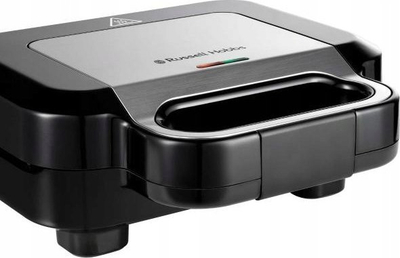 Toster multifunksional Russell Hobbs 3 në 1, pllaka të këmbyeshme, veshje jo ngjitëse, i zi