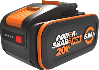 Bateri për vegla Worx WA3645, 20V, 5.0Ah, e zezë