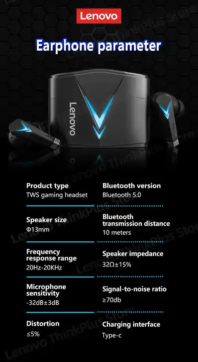Dëgjuese Lenovo LivePods LP6 , të zeza