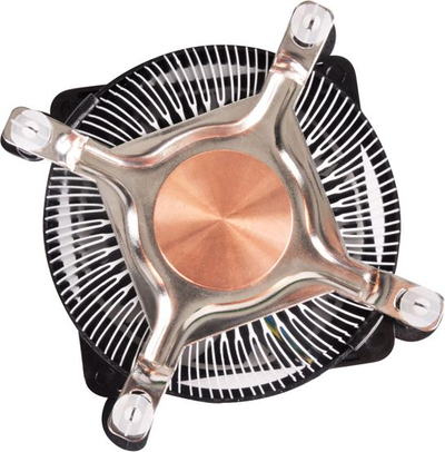 Ладилник за процесор SilverStone Nitrogon SST-NT08-115XP, вентилатор 80mm, низок профил, црн