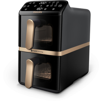 Fritezë me ajër Philips Airfryer 4000 Series NA462/70, 10L, 2750W, e zezë