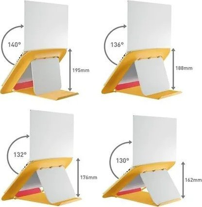 Stendë laptopi Leitz Ergo, e rregullueshme, për 13-15", e bardhë