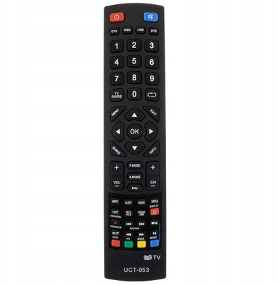 Telekomandë TV Blaupunkt UCT-053, universale, infrakuqe, e zezë