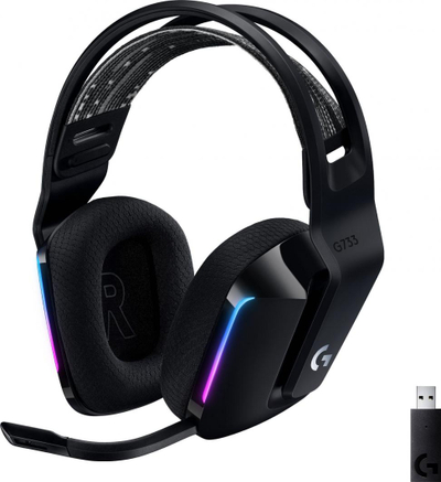 Kufje GLogitech G733 Lightspeed (981-000864), të zeza