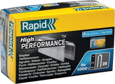 Kapëse për kabllo Rapid No.28, 11mm, për kabllo deri 4.5mm, metal