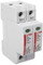 Arrestues mbimange Ruilongyuan RSP-T2-DC/2P, 2 pole, deri 1200 VDC, i kuq