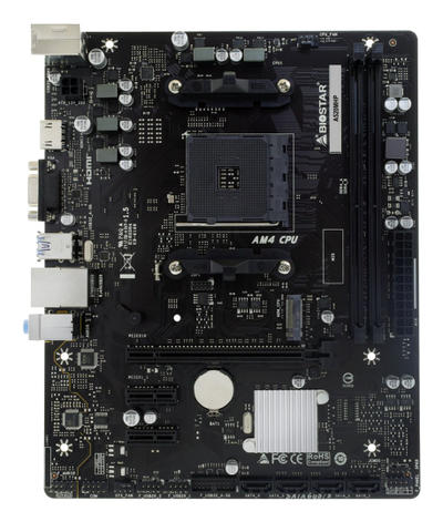 Motherboard Biostar A520MHP, AM4, mATX, e zezë