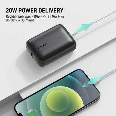 Powerbank Aukey PB-N83S, 10000 mAh, i zi