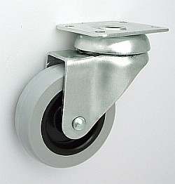 Rrotë për mobilje Zabi M42T, 40mm, e hirtë