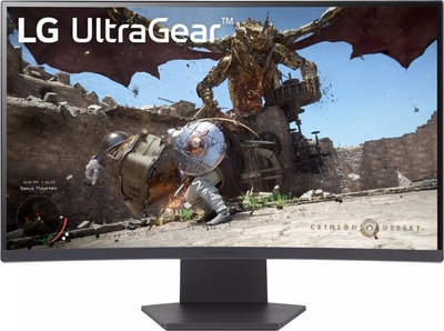 Монитор LG UltraGear 27GS60QC-B, 27", 180Hz, 1ms, црн