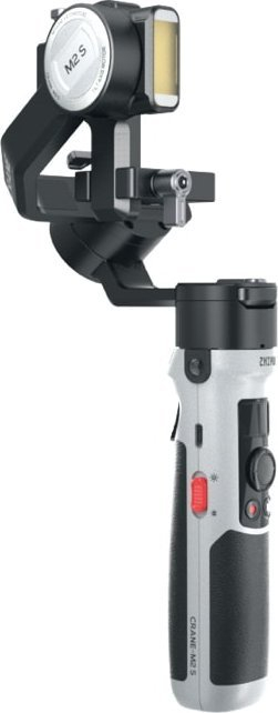 Stabilizator dore Zhiyun Crane M2S, 3 aksesh, për kamera dhe telefon, gri e zezë