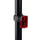 Dritë pas çikletës Dunlop LED, karikim USB‑C, me stop, e zezë me të kuqe
