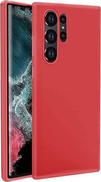 Futrollë telefoni Beline Candy për Samsung Galaxy S23 Ultra, TPU i hollë mat, e kuqe