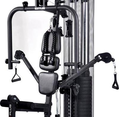 Stacion force Kettler Multigym Plus MG1042-100, bllok peshe 80 kg, deri në 31 ushtrime, i zi