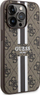 Mbulesë telefoni Guess GUHMP14XP4RPSW për iPhone 14 Pro Max, 4G Printed Stripes MagSafe, kafe